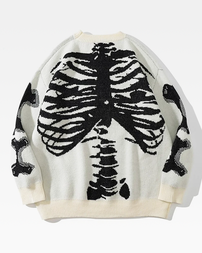 Skeleton Knit Sweater