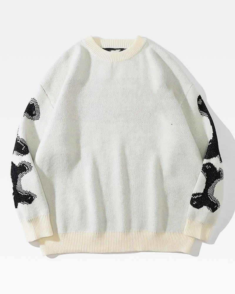 Skeleton Knit Sweater