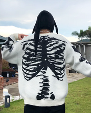 Skeleton Knit Sweater