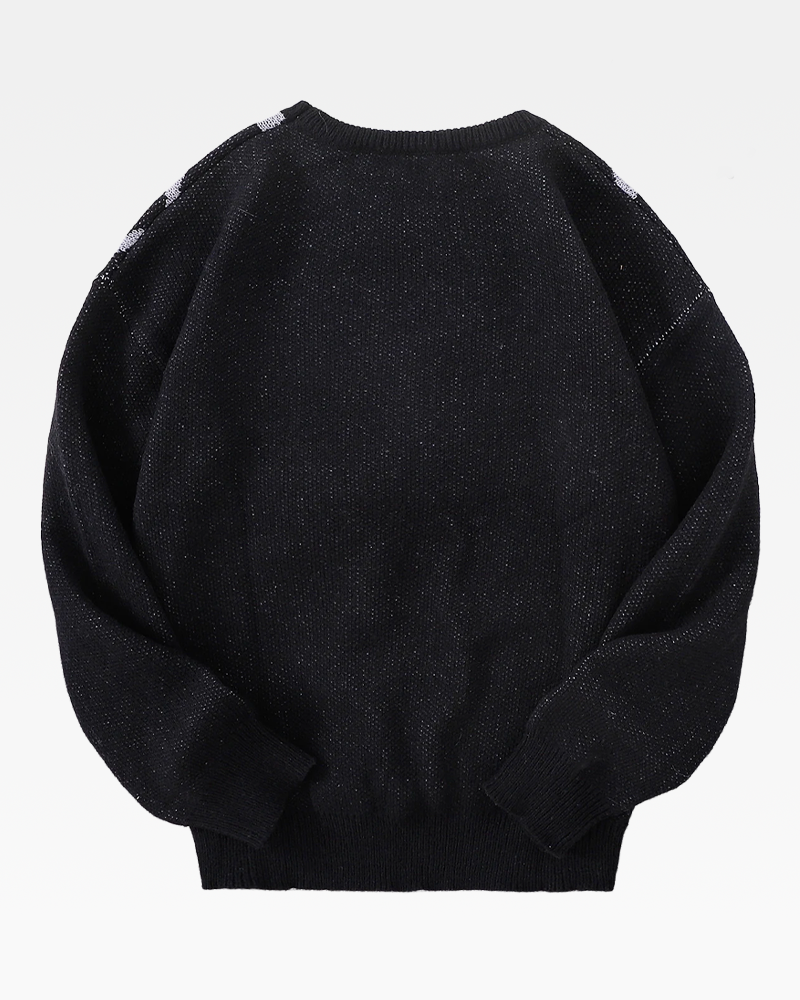 Spider Web Knit Sweater