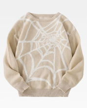 Spider Web Knit Sweater