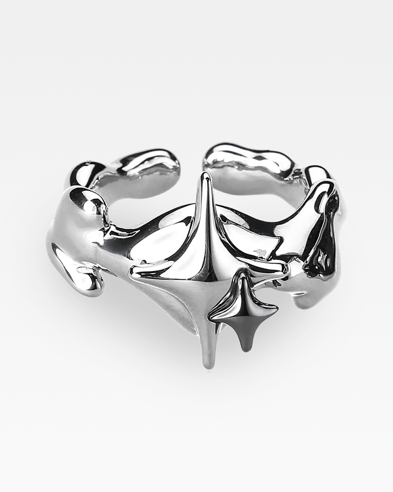 Y2K Star Ring