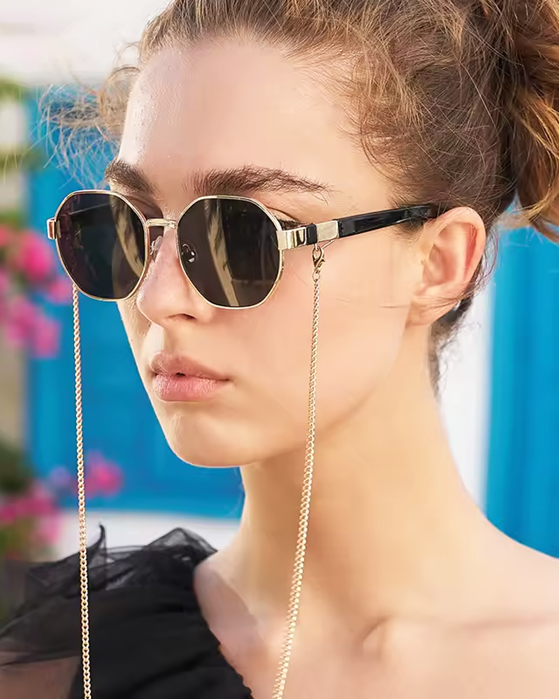 Sonnenbrille mit Kette
