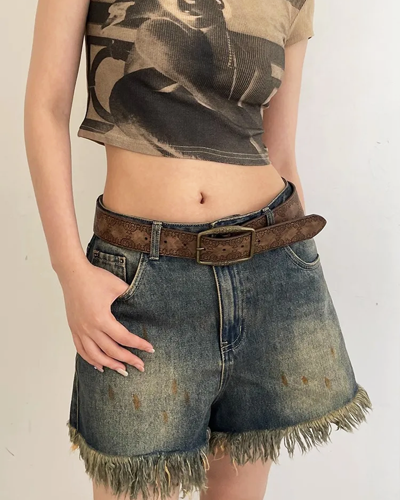 Vintage Ledergürtel