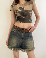 Vintage Ledergürtel