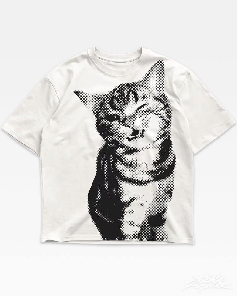 Y2K Cat Graphic Tee | Y2K Fusion