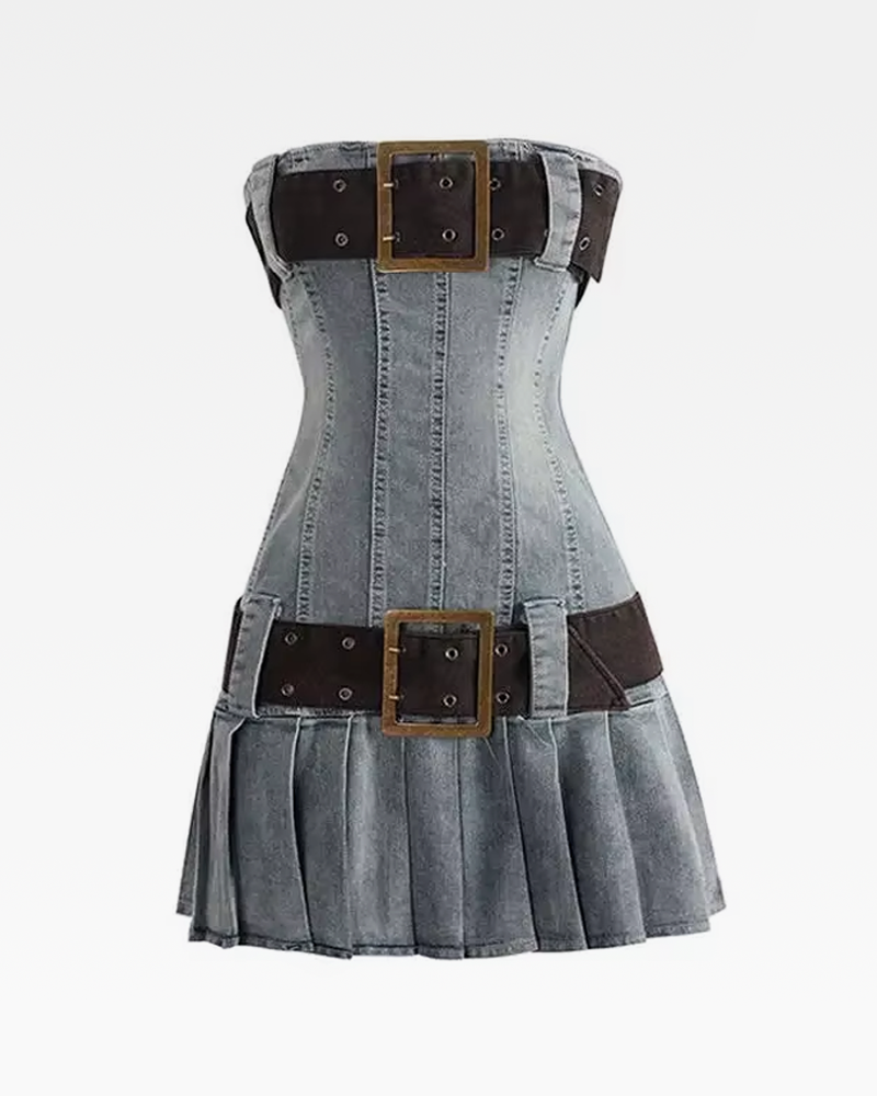 Y2K Denim Dress