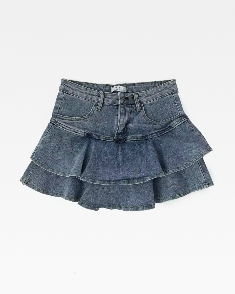 Spodnica mini jeansowa