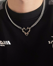 Y2K Heart Necklace
