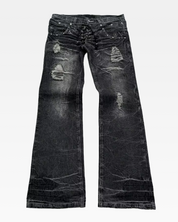 Jeans mit Schnürung