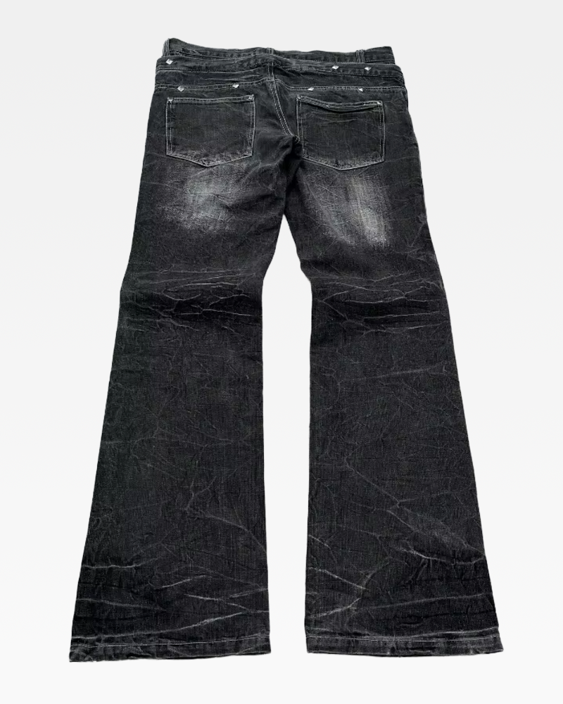 Jeans mit Schnürung