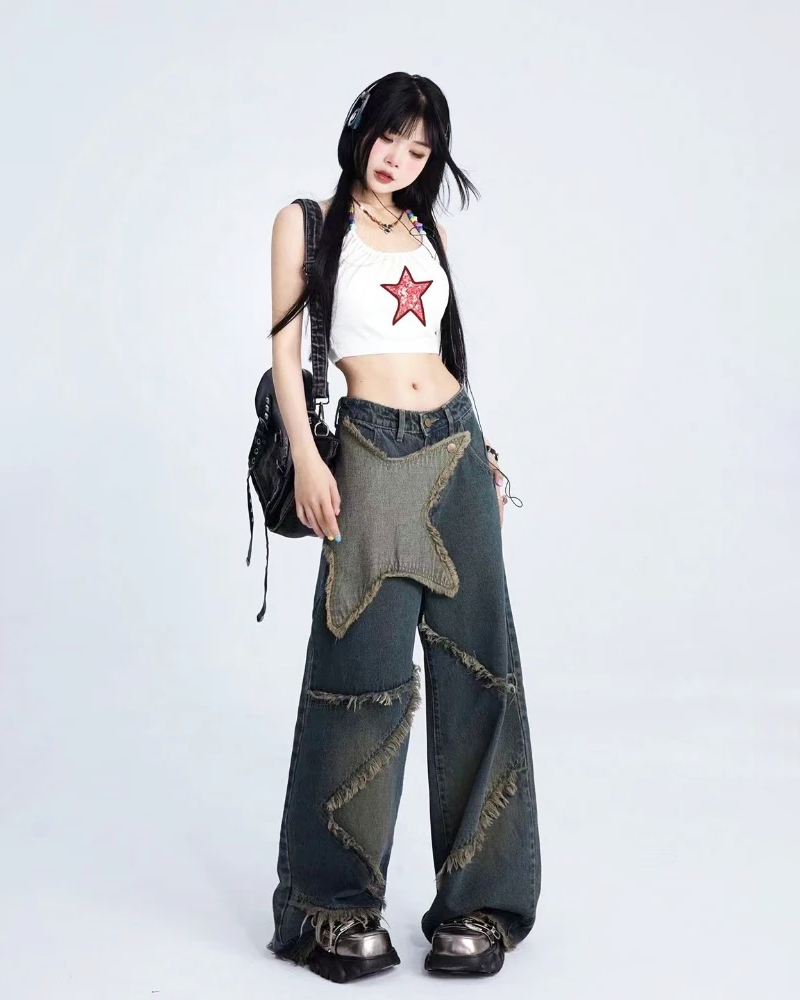 Jeans mit Sternen Damen