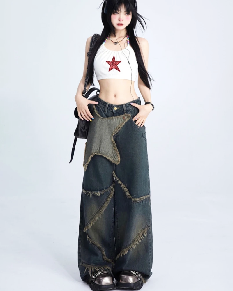 Jeans mit Sternen Damen