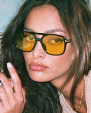 Sonnenbrille Gelbe Gläser