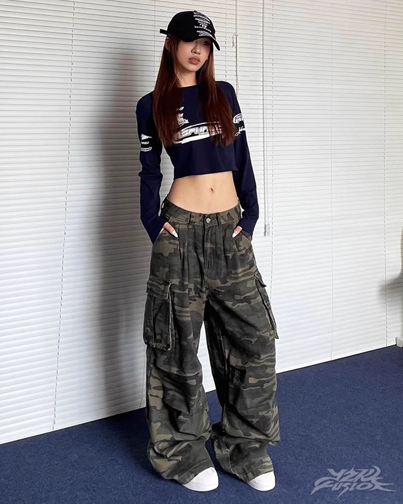Camouflage Cargohose Baggy
