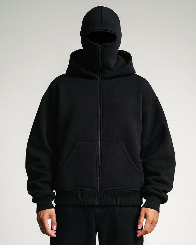 Balaclava Zip Hoodie​