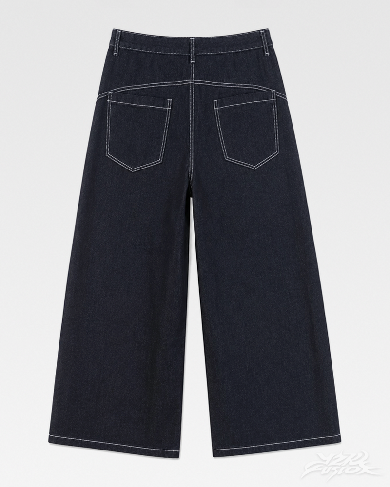 Barrel Jeans Schwarz