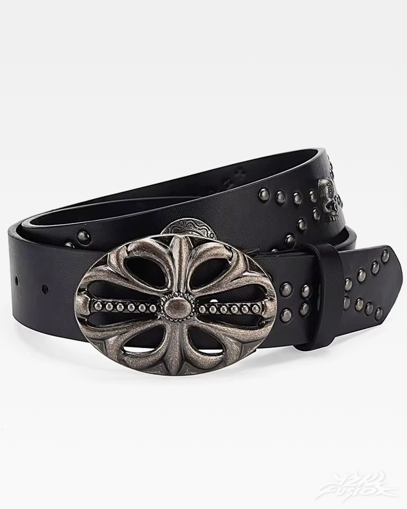 Schwarzer Grunge Gürtel