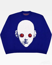 Blauer Y2K Pullover