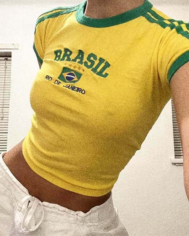 Crop top Brasil