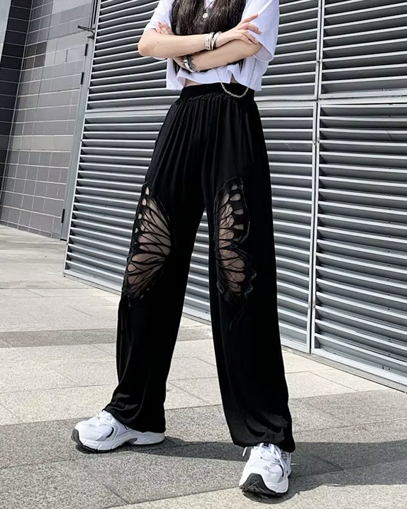 Hose mit Schmetterling