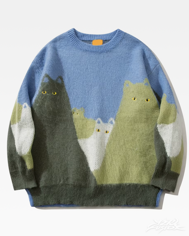 Cat Knit Sweater