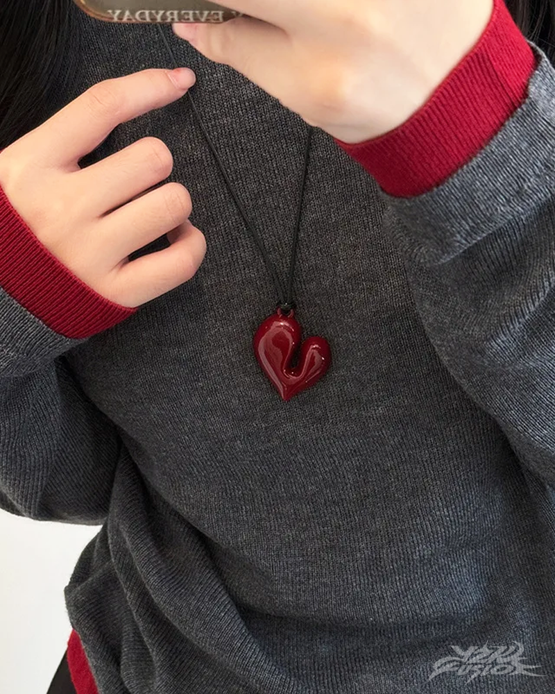 Chunky Heart Necklace