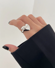 Chunky Heart Ring