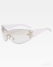 Transparente Y2K Sonnenbrille