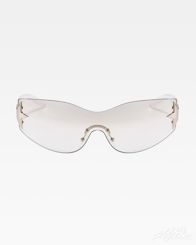 Transparente Y2K Sonnenbrille