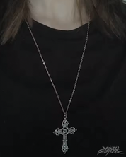 Cross Necklace Y2K