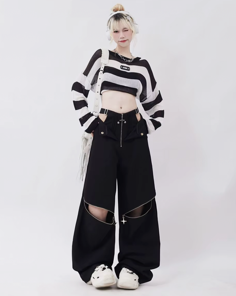 Cut Out Pants