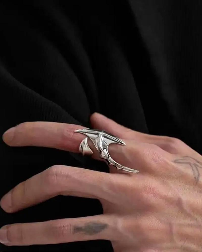 Bague cyberpunk