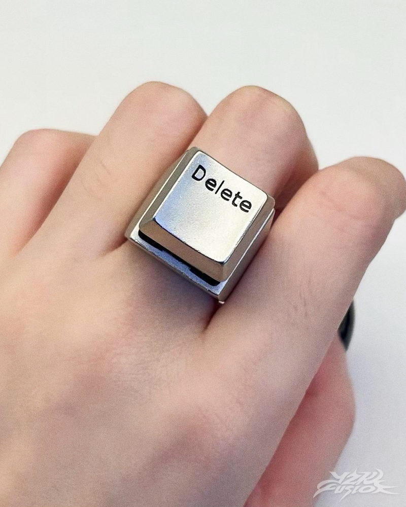 "Delete" Keycap Ring
