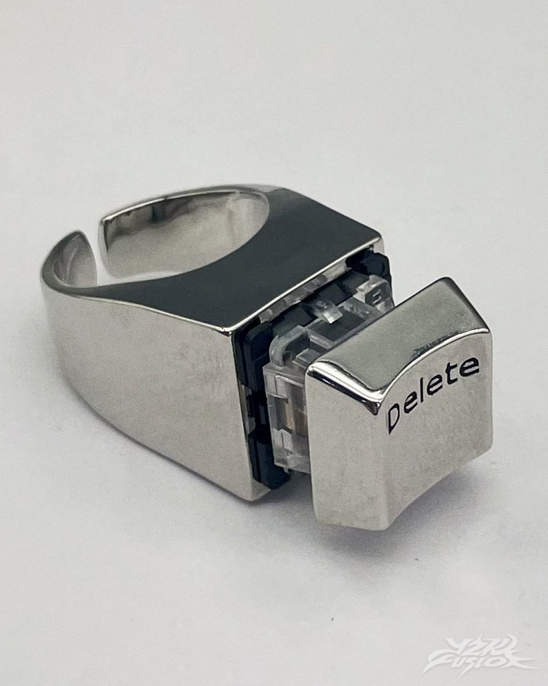 "Delete" Keycap Ring