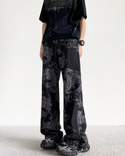 Dragon Print Jeans