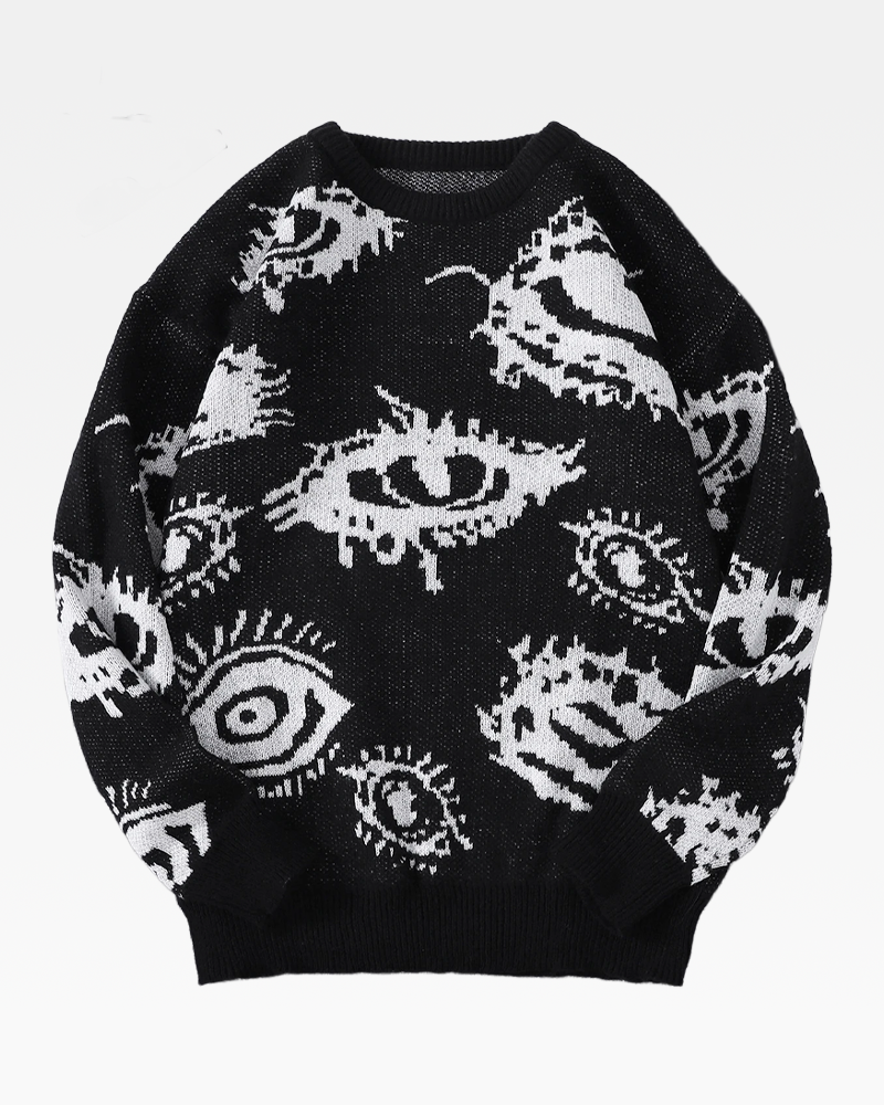 Pull motif oeil