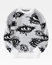 Pull motif oeil