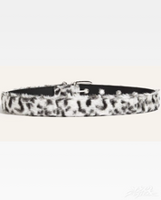 Fur Leopard Belt