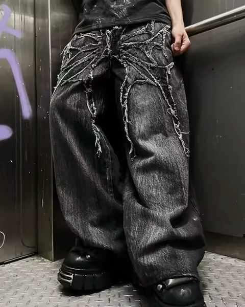 Gothic Baggy Jeans | Y2K Fusion