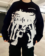 Sweter z nadrukiem
