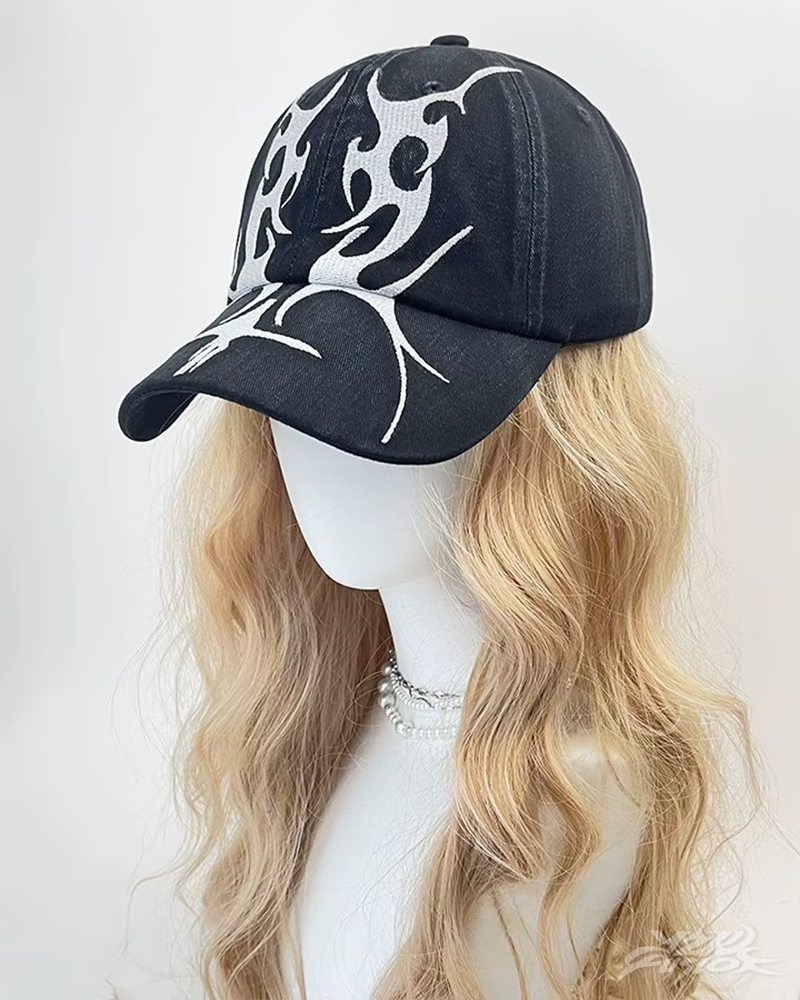 Grunge Y2K Baseball Cap | Y2K Fusion Grunge Y2K Baseball Cap | Y2K Fusion
