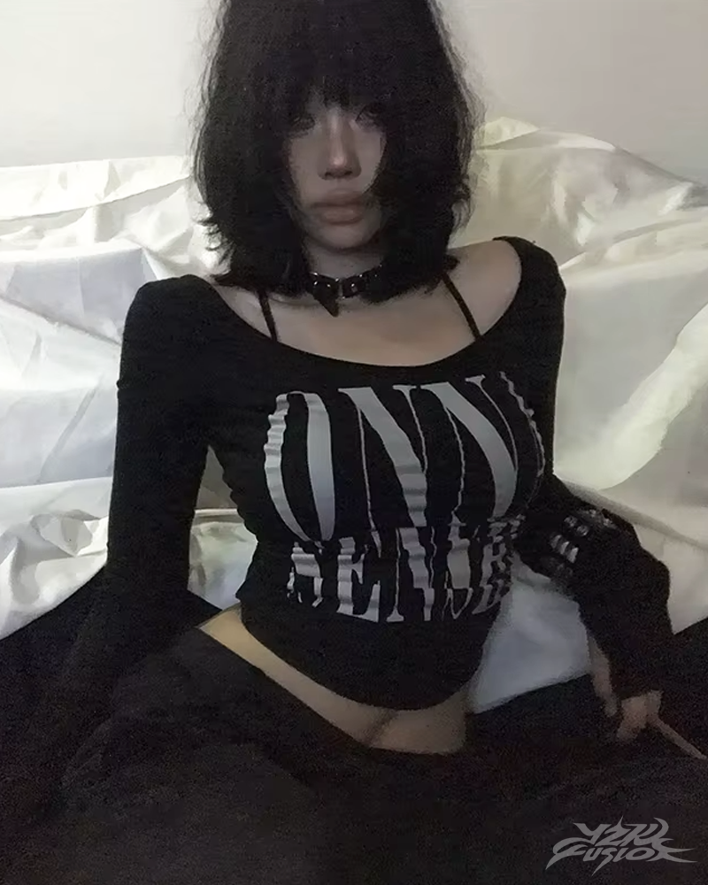 Haut grunge Y2K