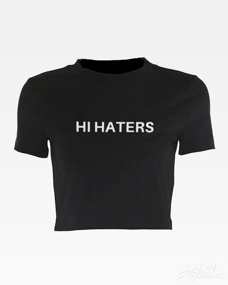 Hi Haters Bye Haters Crop Top