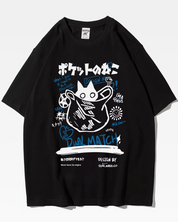 Japanese cat shirt