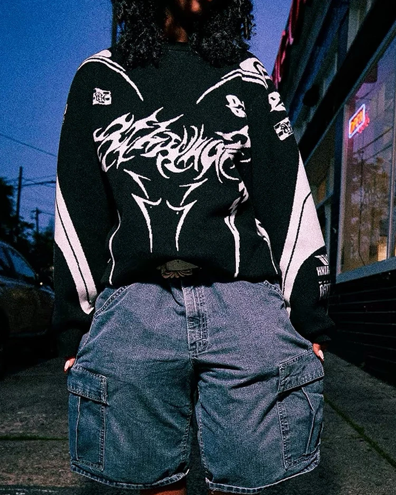 Pull en maille streetwear​