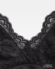 Lace Ruched Halter Top