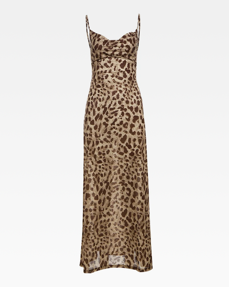 Kleid mit Leopardenmuster​