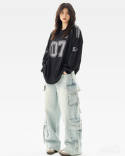 Long Sleeve Jersey Shirt Womens