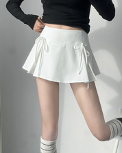 Mini Skirt With Bow